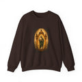 San Judas Tadeo Amber Pilgrim Lantern Crewneck Sweatshirt