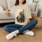 San Judas Tadeo Emerald & Gold Sacred Heart Unisex T-Shirt