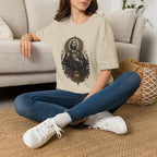 San Judas Tadeo Black & Gold Sacred Heart Unisex T-Shirt