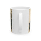 San Judas Tadeo Emerald & Gold Sacred Heart Ceramic Mug