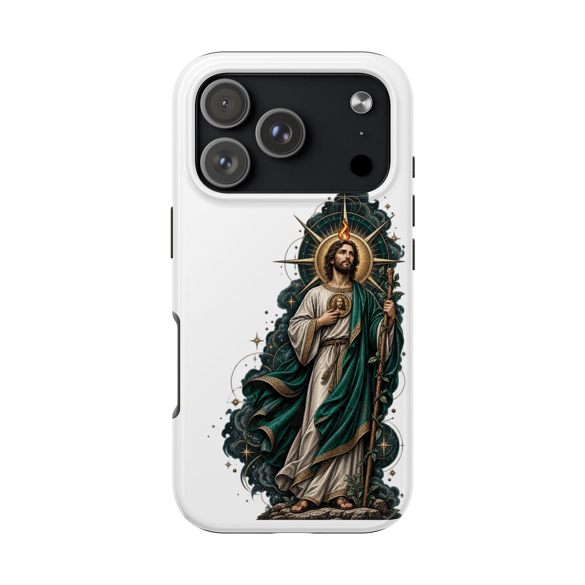 San Judas Tadeo Midnight Compass Tough Phone Case product preview, view 9