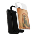 San Judas Tadeo Terracotta Rosary Garden Tough Phone Case product preview, view 18