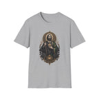 San Judas Tadeo Black & Gold Sacred Heart Unisex T-Shirt