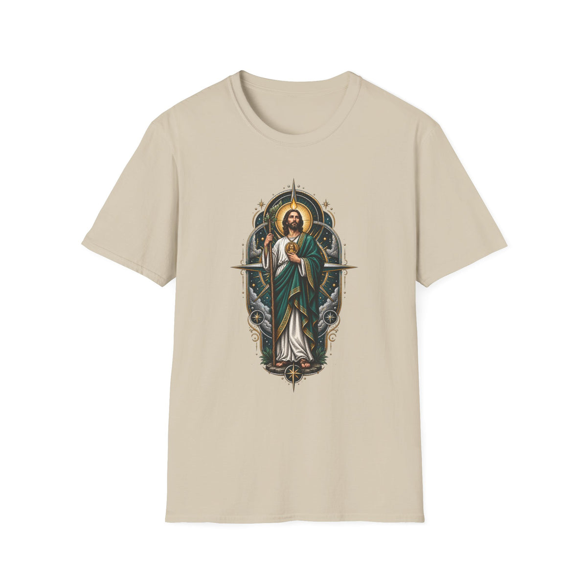San Judas Tadeo Midnight Compass Unisex T-Shirt