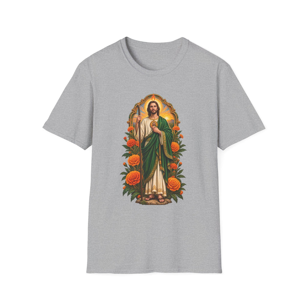 San Judas Tadeo Marigold Sun Arch Unisex T-Shirt