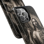 Copy of San Judas Tadeo Emerald & Gold Sacred Heart Tough Phone Case