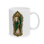 San Judas Tadeo Olive Reliquary Ceramic Mug product preview, view 4