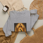 San Judas Tadeo Amber Pilgrim Lantern Crewneck Sweatshirt