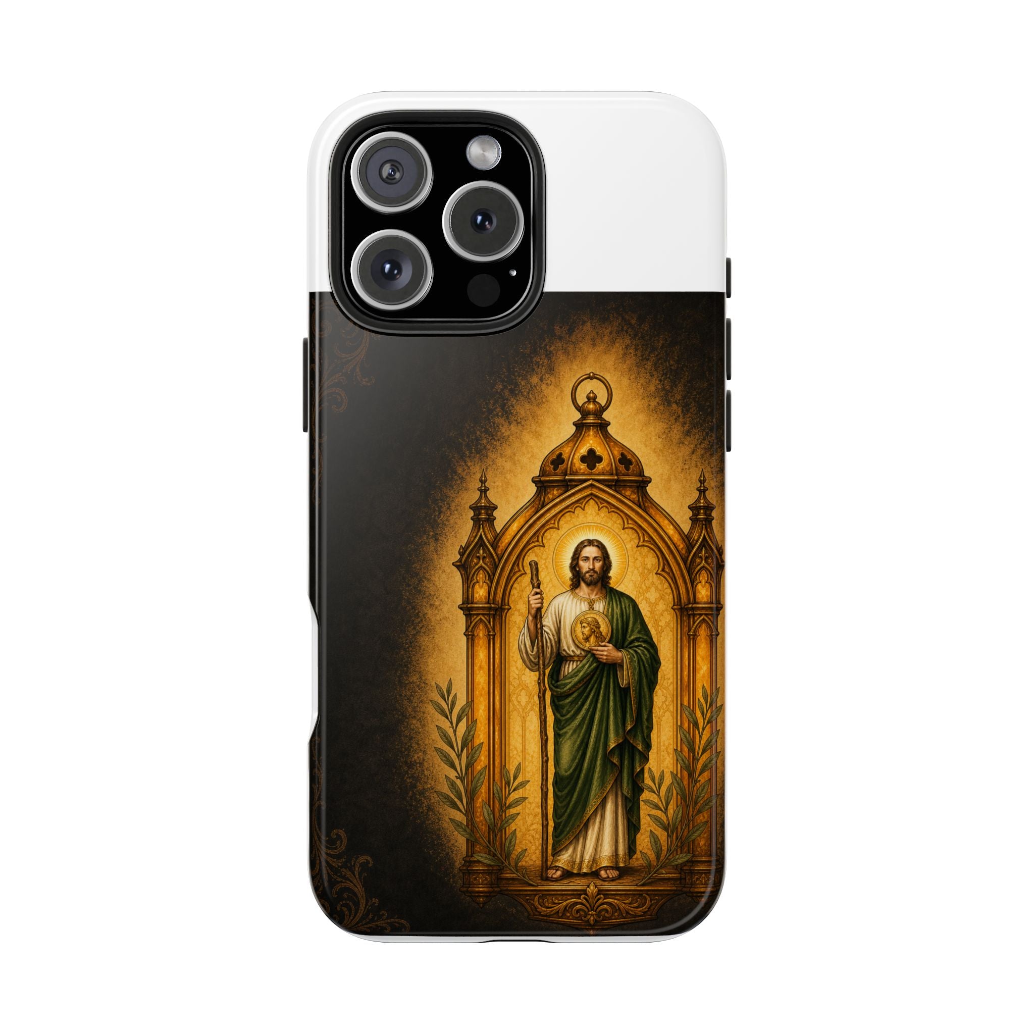 San Judas Tadeo Amber Pilgrim Lantern Tough Phone Case product preview, view 6