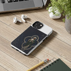 San Judas Tadeo Silver Moon Quatrefoil Tough Phone Case product preview, view 15
