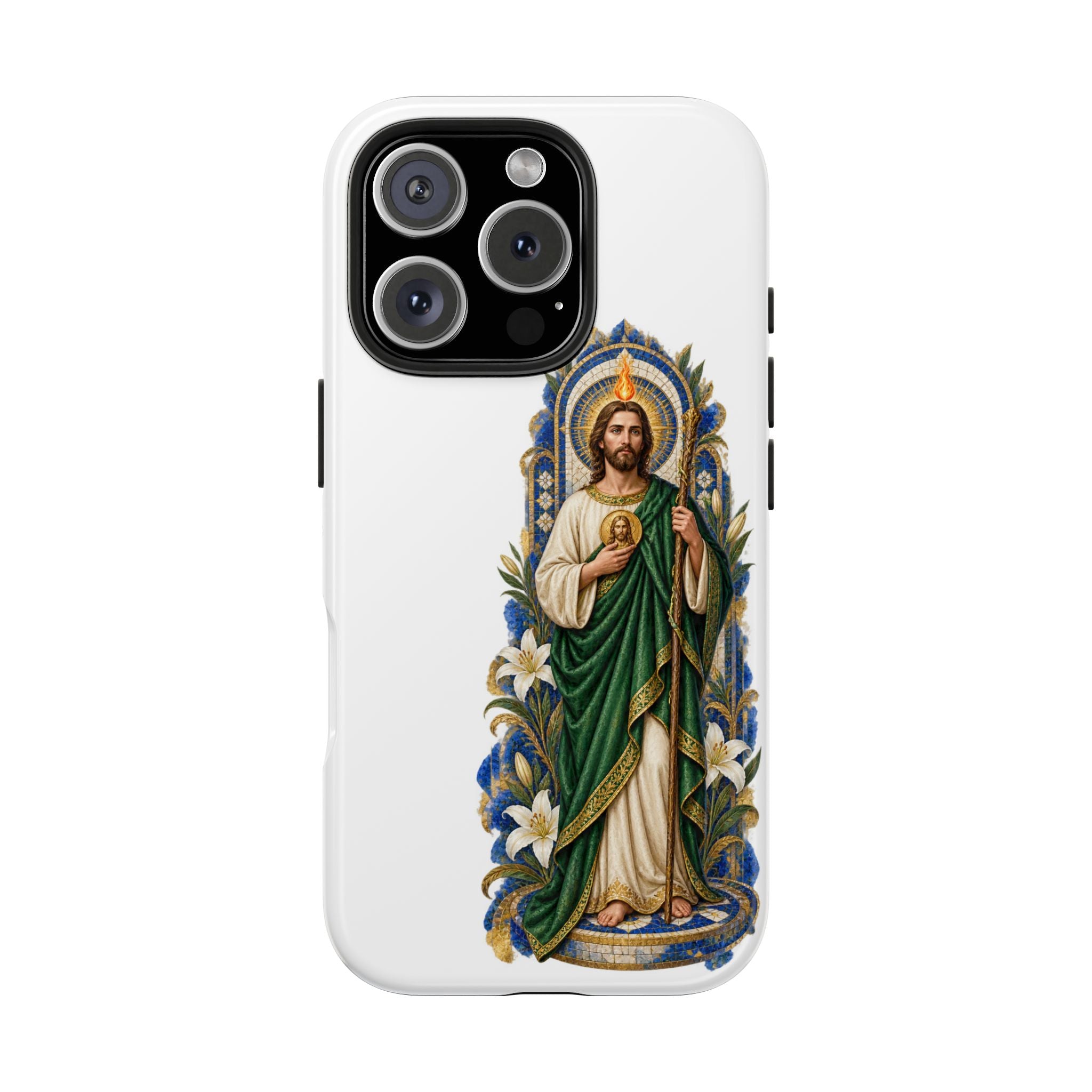 San Judas Tadeo Cobalt Chapel Mosaic Tough Phone Case product preview, view 5