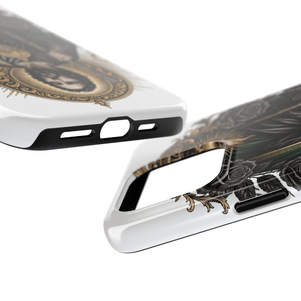 San Judas Tadeo Black & Gold Sacred Heart Tough Phone Case