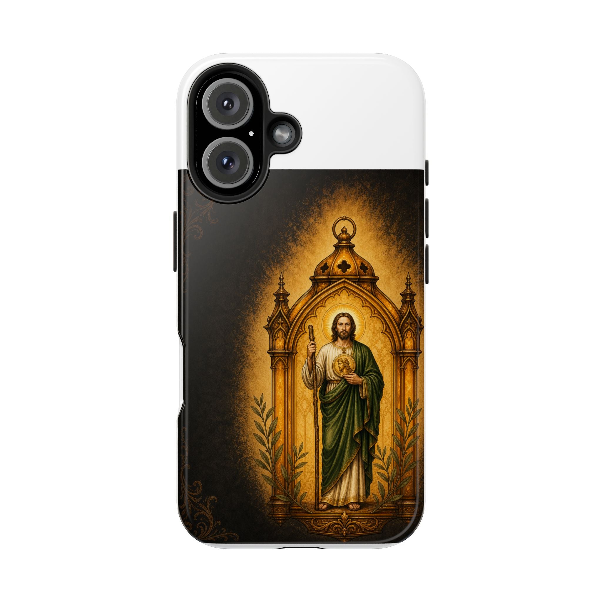 San Judas Tadeo Amber Pilgrim Lantern Tough Phone Case product preview, view 7