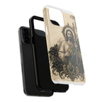 San Judas Tadeo Emerald & Gold Sacred Heart Tough Phone Case