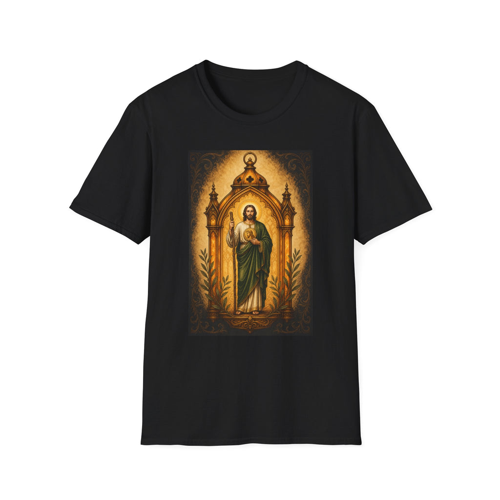 San Judas Tadeo Amber Pilgrim Lantern Unisex T-Shirt