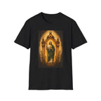 San Judas Tadeo Amber Pilgrim Lantern Unisex T-Shirt