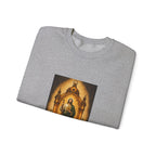 San Judas Tadeo Amber Pilgrim Lantern Crewneck Sweatshirt