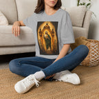 San Judas Tadeo Amber Pilgrim Lantern Unisex T-Shirt