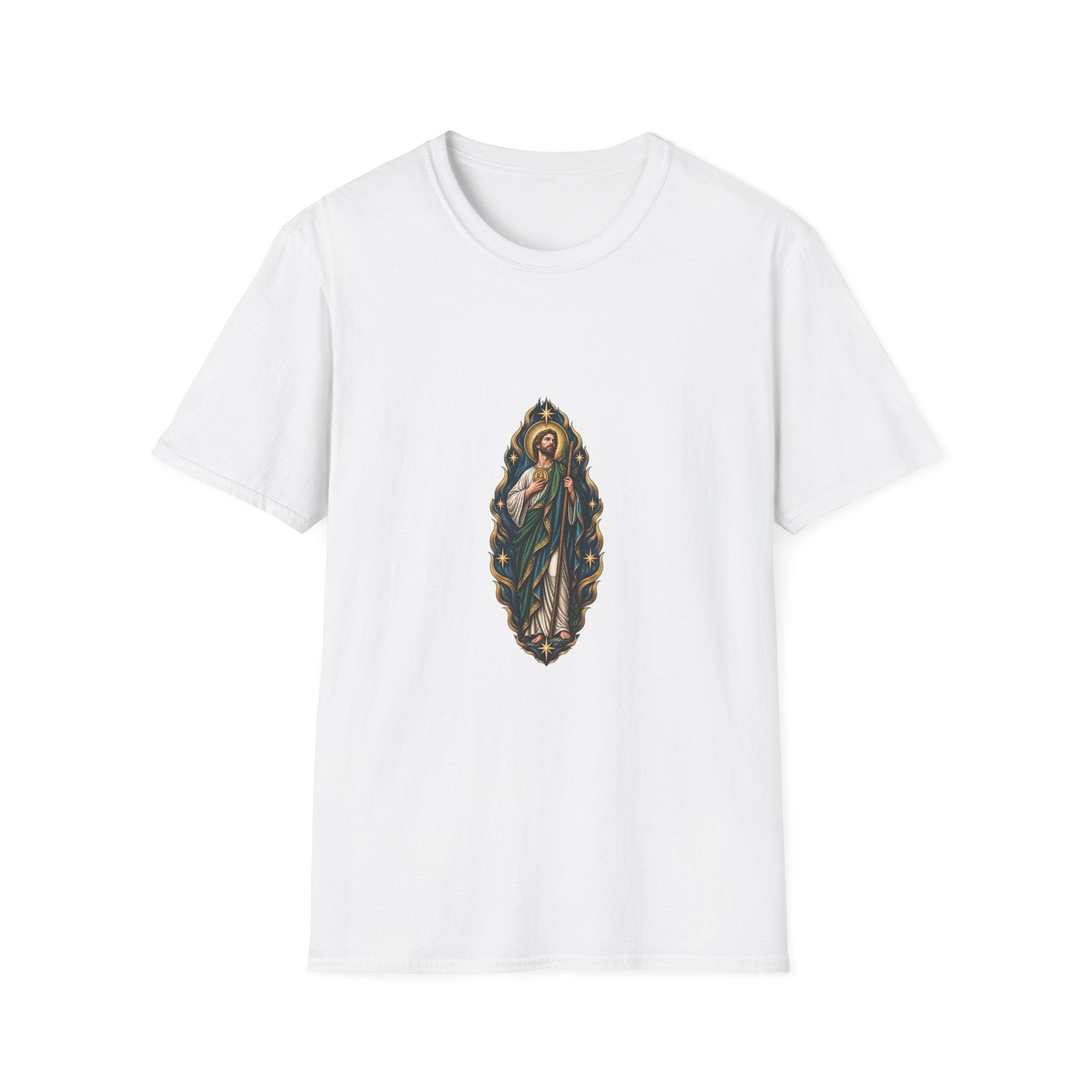 San Judas Tadeo Nocturne Torch Procession T-Shirt product preview, view 7