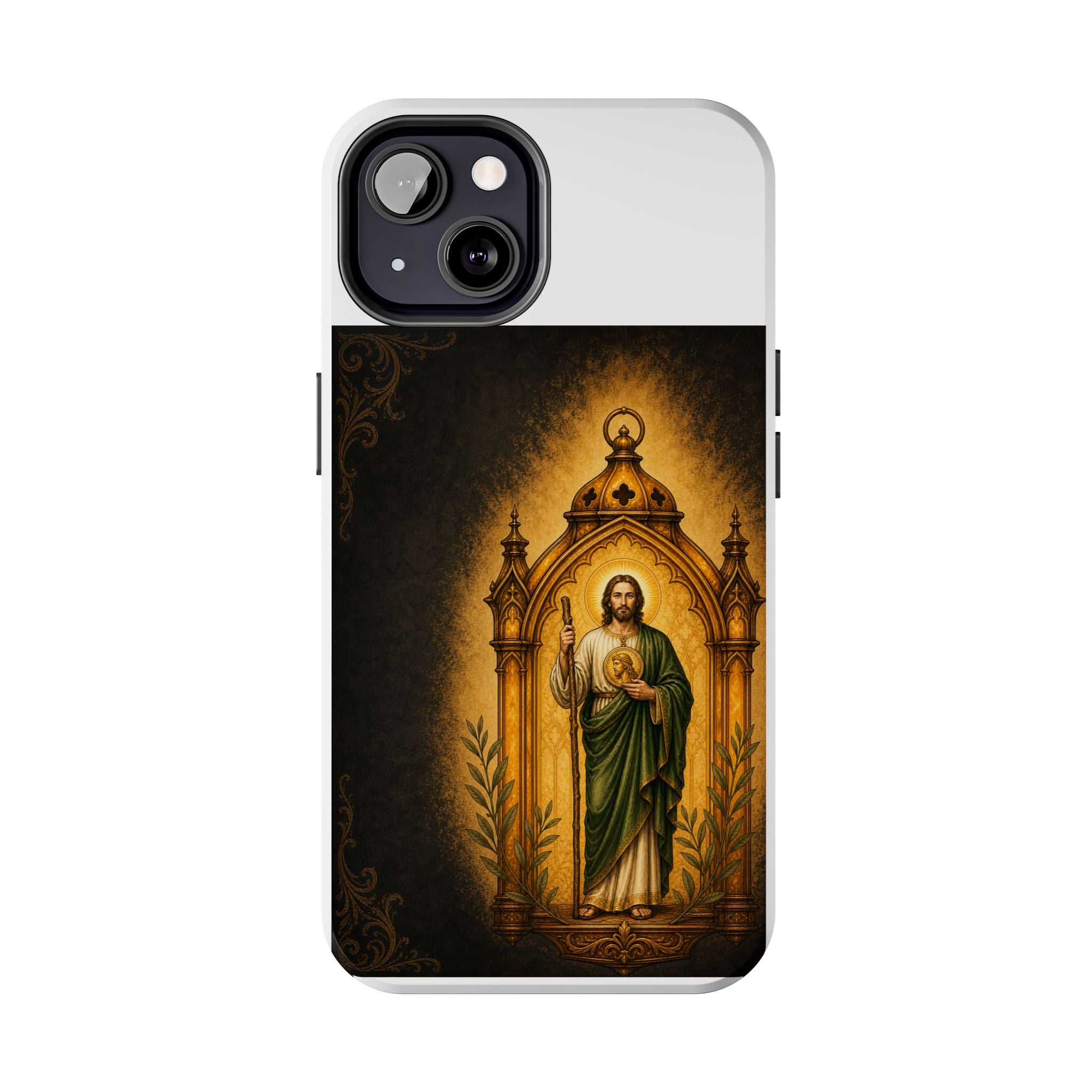 San Judas Tadeo Amber Pilgrim Lantern Tough Phone Case product preview, view 11