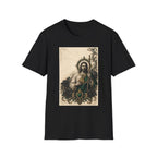 San Judas Tadeo Emerald & Gold Sacred Heart Unisex T-Shirt