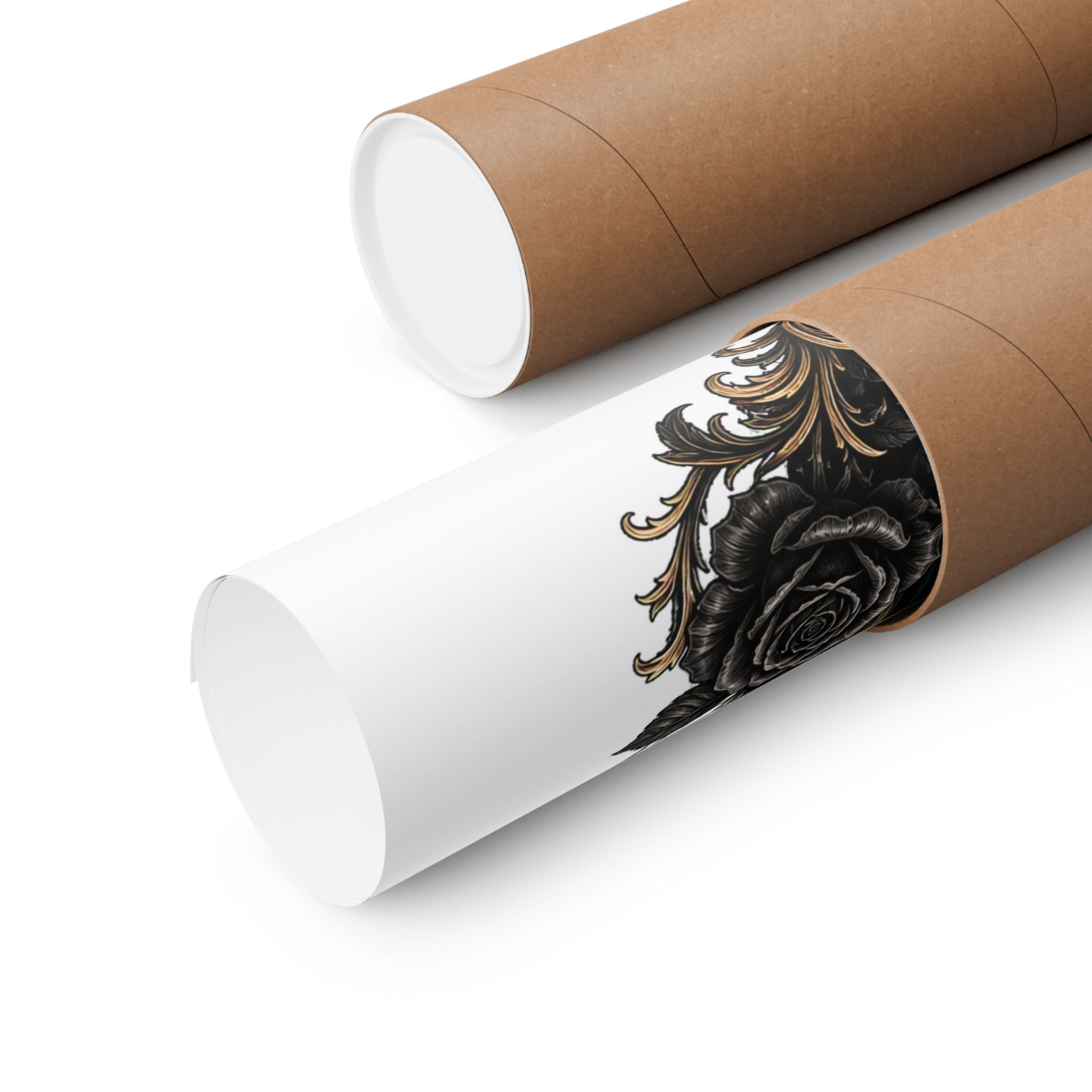 San Judas Tadeo black and gold matte poster product preview, view 4