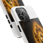 San Judas Tadeo Amber Pilgrim Lantern Tough Phone Case
