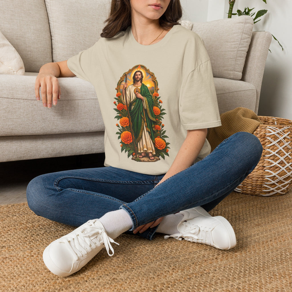 San Judas Tadeo Marigold Sun Arch Unisex T-Shirt