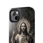 Copy of San Judas Tadeo Emerald & Gold Sacred Heart Tough Phone Case