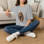 San Judas Copper Ex-Voto Mandorla T-Shirt product preview, view 15