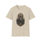 San Judas Tadeo Black & Gold Sacred Heart Unisex T-Shirt