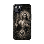 Copy of San Judas Tadeo Emerald & Gold Sacred Heart Tough Phone Case