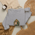 San Judas Tadeo Olive Reliquary Crewneck Sweatshirt