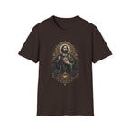 San Judas Tadeo Black & Gold Sacred Heart Unisex T-Shirt
