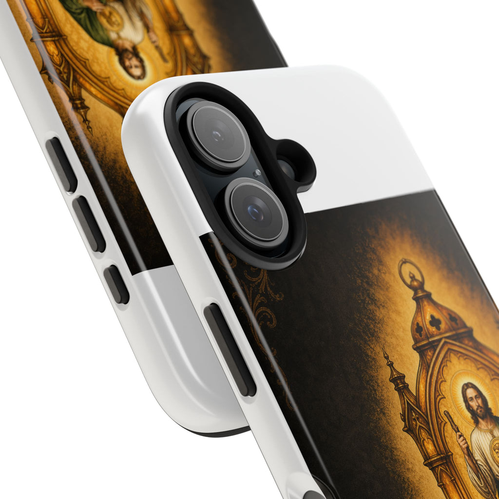 San Judas Tadeo Amber Pilgrim Lantern Tough Phone Case
