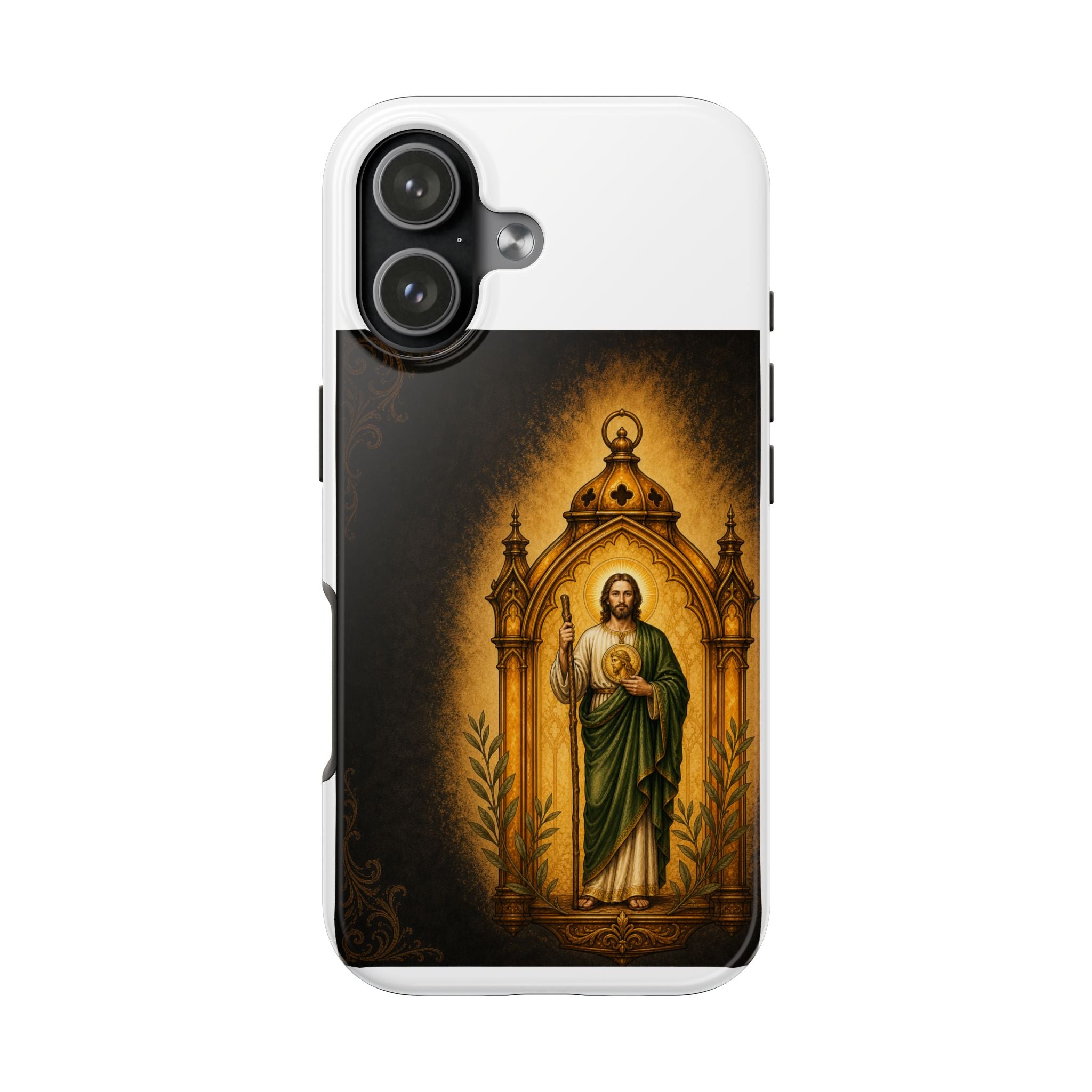 San Judas Tadeo Amber Pilgrim Lantern Tough Phone Case product preview, view 8
