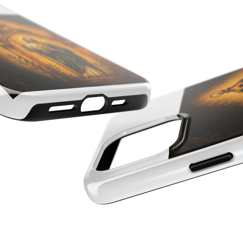San Judas Tadeo Amber Pilgrim Lantern Tough Phone Case
