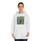 San Judas Tadeo Aqua Radiant Sanctuary Unisex Hoodie