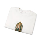 San Judas Tadeo Olive Reliquary Crewneck Sweatshirt product preview, view 3