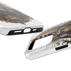 San Judas Tadeo Black & Gold Sacred Heart Tough Phone Case