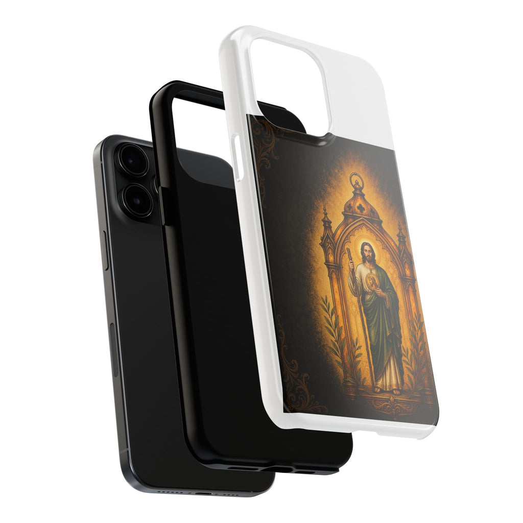 San Judas Tadeo Amber Pilgrim Lantern Tough Phone Case