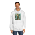 San Judas Tadeo Aqua Radiant Sanctuary Unisex Hoodie