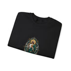 San Judas Tadeo Midnight Compass Crewneck Sweatshirt