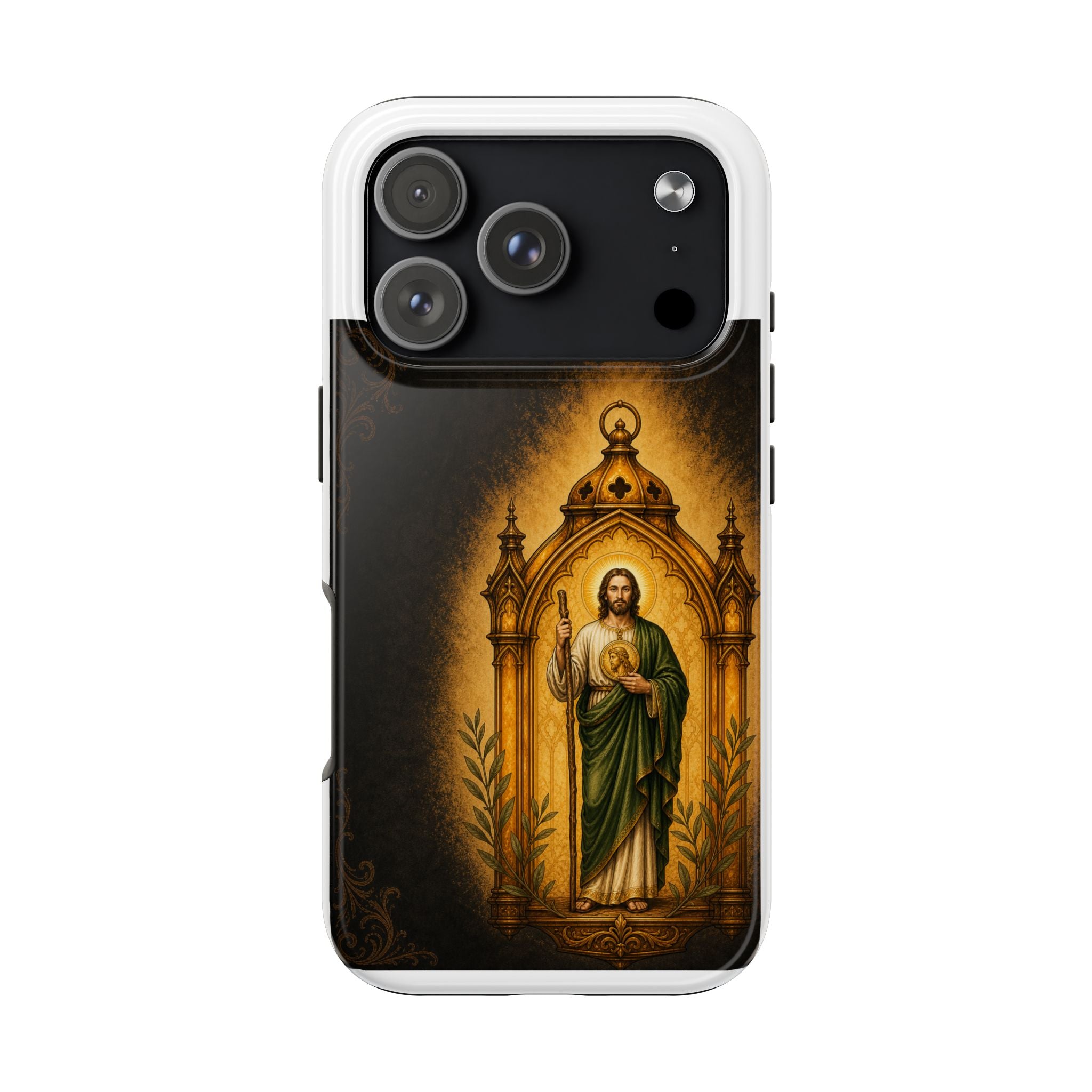 San Judas Tadeo Amber Pilgrim Lantern Tough Phone Case product preview, view 9