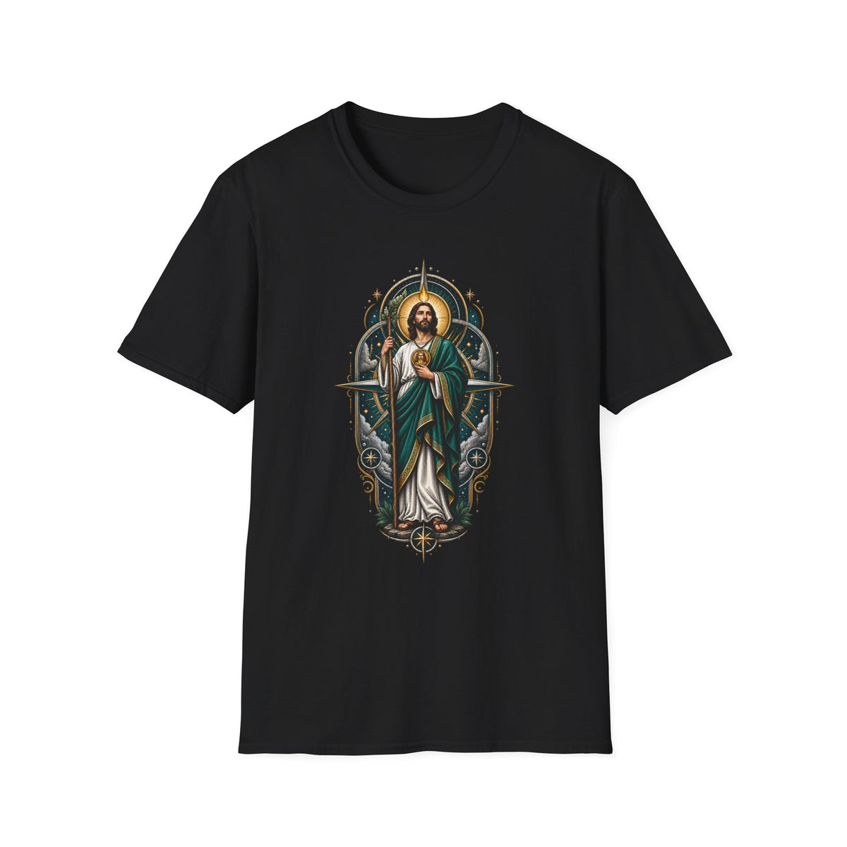 San Judas Tadeo Midnight Compass Unisex T-Shirt