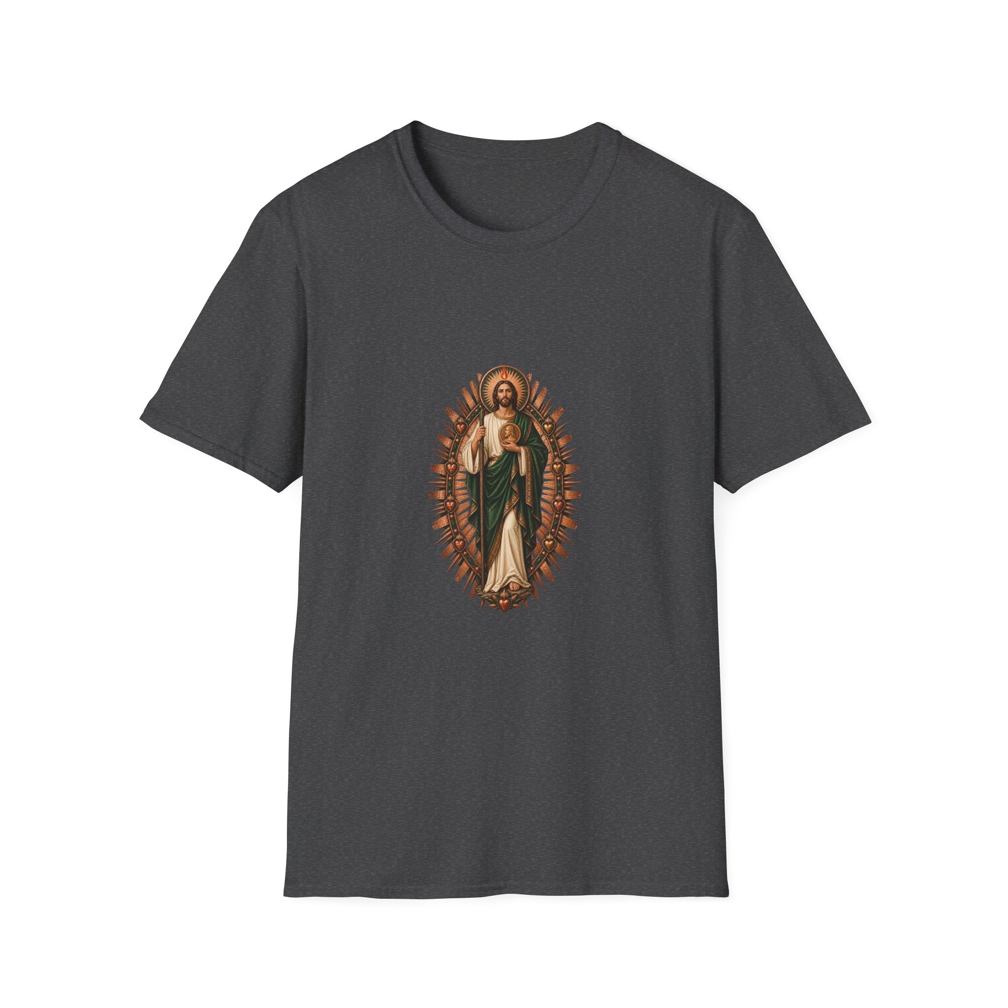 San Judas Copper Ex-Voto Mandorla T-Shirt product preview, view 19