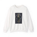 San Judas Tadeo Silver Moon Quatrefoil Crewneck Sweatshirt