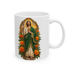 San Judas Tadeo Marigold Sun Arch Ceramic Mug product preview, view 4