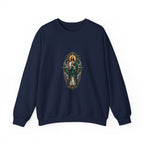 San Judas Tadeo Midnight Compass Crewneck Sweatshirt