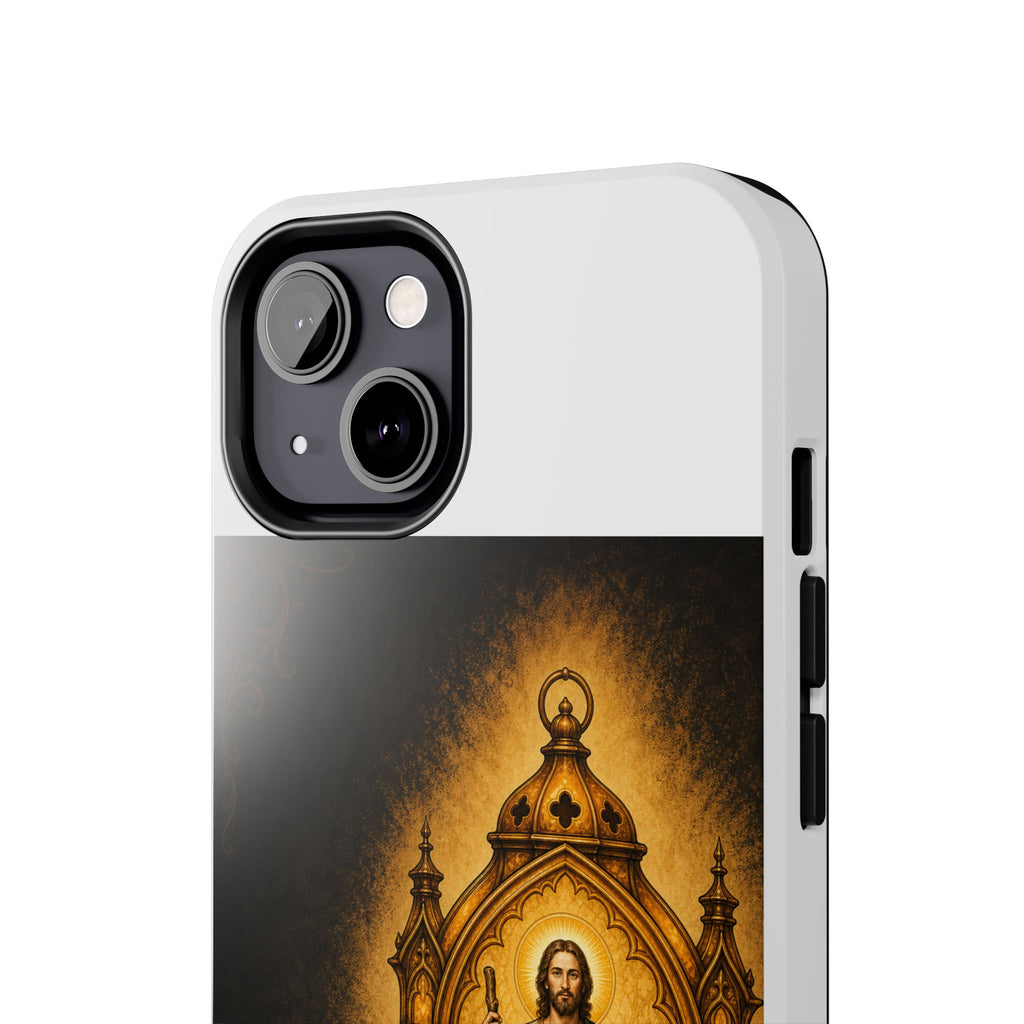 San Judas Tadeo Amber Pilgrim Lantern Tough Phone Case product preview, view 13